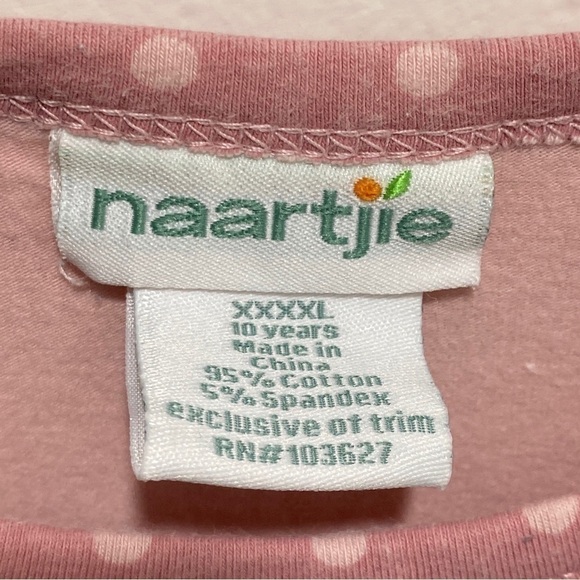 NAARTJIE Girls Top Pink Floral L/s Size Xxxxl 10 RN: 103627 🌟 - Picture 6 of 6